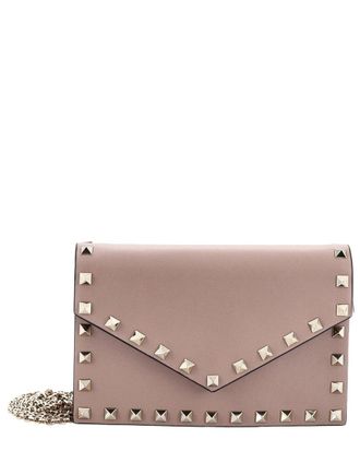 Valentino Rockstud Envelope Chain Crossbody Bag Small (Authentic Pre-Loved)