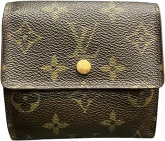 Louis Vuitton Pre-owned Wallets, female, Brown, Size: ONE SIZE Pre-owned Canvas wallets