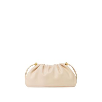 Versace Womens Tag Mini Nappa Leather Bag Ivory Lambskin Handbags Hand