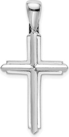 Diamond2Deal 14k Gold Polished Solid Cross Charm Pendant