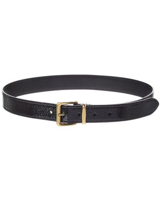 Miu Miu Logo Patent Belt