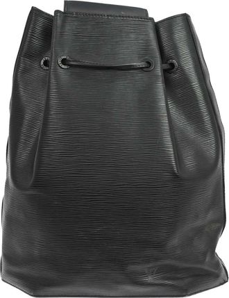 Louis Vuitton Sac A Dos Drawstring Epi Leather Black Leather Backpack Bag (Pre-Owned)
