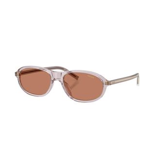 Prada Oval Zonnebril - Dames - Accessoires - Paars - Maat: 56 MM