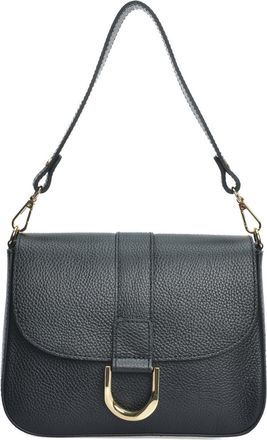 Anna Luchini Zwart Rundleer Tas