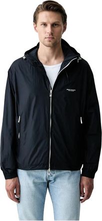 A|X Armani Exchange Lichte jassen - Heren - Zomerjassen - Blauw - XL - Leer - Jassen