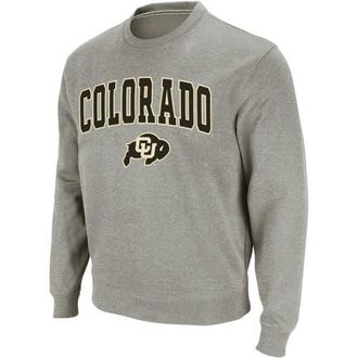 Colosseum Mens Colosseum Heather Gray Colorado Buffaloes Arch & Logo Crew Neck Sweatshirt at Nordstrom, Size Xxx-Large