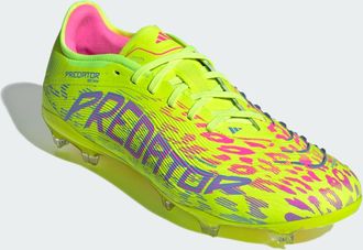adidas adidas Performance Unisex Predator Pro Firm Ground Boots - Green - Size UK 10.5