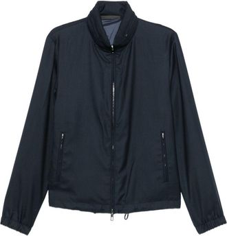 Giorgio Armani blousonjack van kasjmier en zijdemix