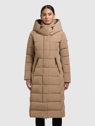 Khujo Steppmantel KHUJO TAMKE, Damen, Gr. XXL (44), cookie beige, Steppware, Obermaterial: 100% Polyester. Futter: 100% Nylon. Wattierung: 100% Polyester, u