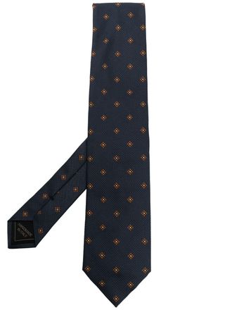 Brioni Zijden stropdas - Blauw