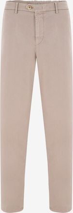 Marco Pescarolo Slim-Fit-Chinohose aus Baumwolle Evo