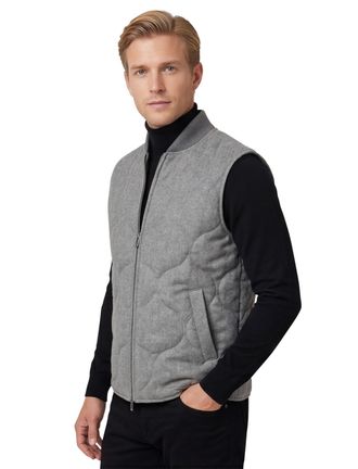 Profuomo bodywarmer Profuomo grijs wol