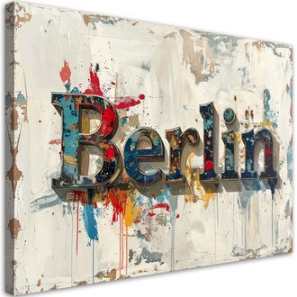 Feeby Impresi&oacute;n De Imagen, Letrero De Berl&iacute;n Tipograf&iacute;a, 120x80