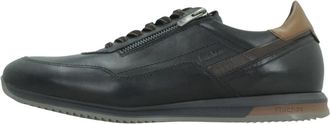 Fluchos Samir Sneaker - Heren - Sneakers - Zwart - 43 EU - Leer - Schoenen