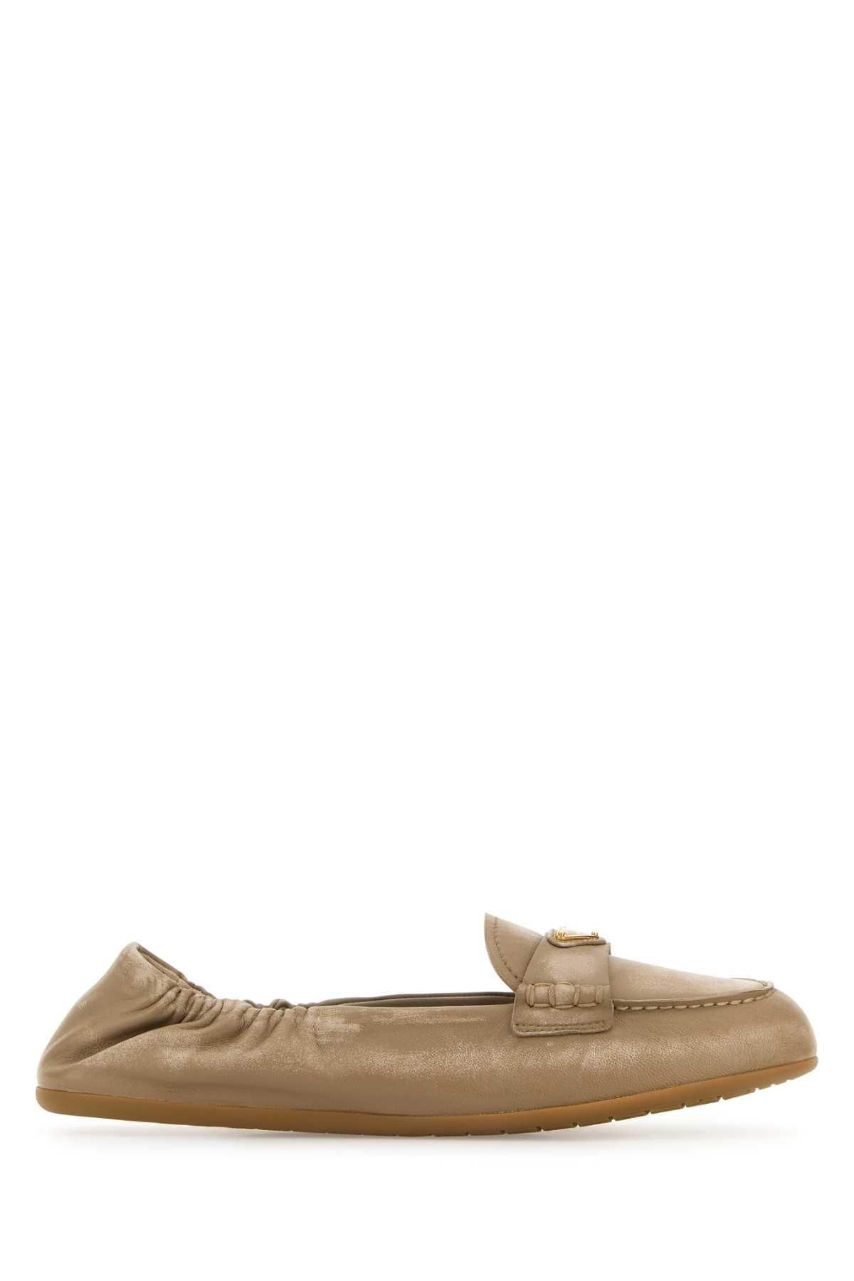 パンプス PRADA BROWN SUEDE MOCCASIN Prada Suede Loafers | Saks Fifth Avenue
