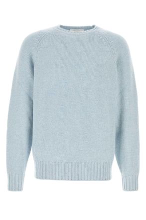 Umit Benan Light Blue Cashmere Sweater