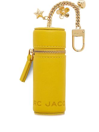 Marc Jacobs The Lipstick case bag charm - women - Leather/Polyurethane - One Size - Yellow