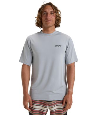 Billabong T-Shirt BILLABONG ARCH WAVE SS, Herren, Gr. XL, grau (alloy), Obermaterial: 85% Polyester, 15% Elasthan, Shirts T-Shirt