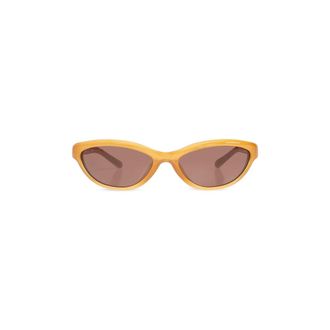 Jacquemus Sunglasses, female, Brown, Size: ONE SIZE Curvo Sunglasses