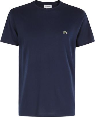 Lacoste Pima Katoenen T-Shirt - Heren - T-shirts - Blauw - 3XL - Katoen - Tops