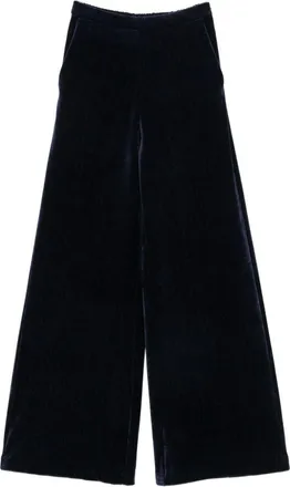 Forte_Forte fluwelen broek met hoge taille