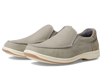 Florsheim Lakeside Canvas Moc Toe Slip-On Mens Shoes Gray Canvas : 10.5 M (D)