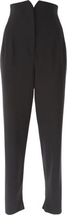 Emporio Armani Zwarte Chinos - Dames - Chinos - Zwart - XS - Broeken