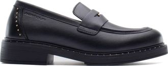 Ambitious Giselle Penny Loafer - Dames - Loafers - Zwart - 39 EU - Leer - Schoenen