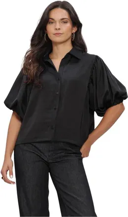 Notre-V Overhemden, Dames, Zwart, XL, Dames Blouses Nv-inka