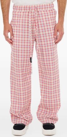 Nahmias Summerland plaid-pattern trousers - Neutrals