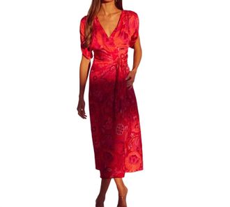 Misa Francesca Dress In Red