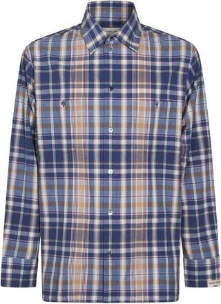 Golden Goose Journey Ms Over Shirt Persis With Patch Pockets Check Cotton
