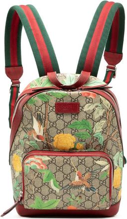 Gucci Pre-owned Gucci Small GG Supreme Web Tian Backpack Ladies 427042 213048