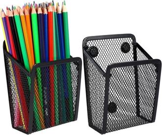 OEM Vassoio Magnetico Per Penne (confezione Da 2) Vassoio Magnetico Per Penne Supporto Magnetico Per Frigorifero, Lavagna, Articoli Per Ufficio, Accessori