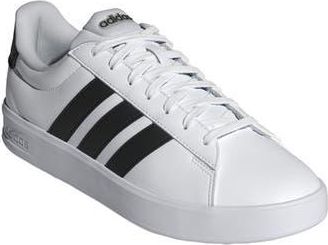 adidas Grand Court Sneaker in White/Core Black/White at Nordstrom Rack, Size 10.5