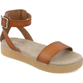 Mia Ellen Platform Sandal in Tan at Nordstrom, Size 9.5