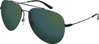 Gucci GG2255S 004 Mens Sunglasses Black Size 60 - Free RX Lenses - Free RX Lenses