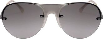 Linda Farrow DRIES VAN NOTEN DVN71 C2 Mens Sunglasses Grey Size 60