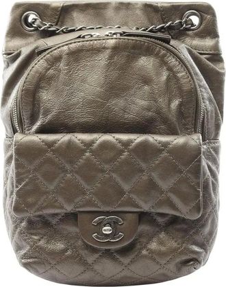 Chanel Zaino con coulisse 2015-2016 - Marrone