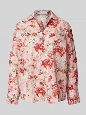 Mango Regular Fit Bluse mit durchgehender Knopfleiste Modell CLIPPER in Rose, Gr&ouml;&szlig;e M