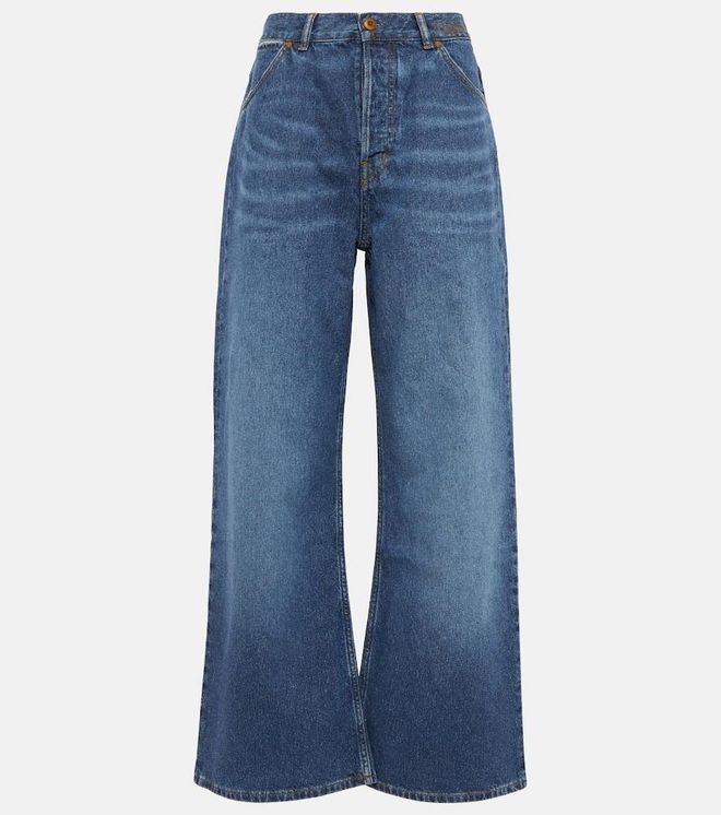 【関税&送料込】Chloe Jeans Blue Chloé Chloé High-rise wide-leg jeans from $696.00 - on Stylight