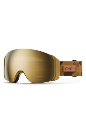 Smith 4D MAG 155mm Special Fit Snow Goggles in Bandit/Chromapop Sun Platinum at Nordstrom
