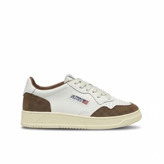Autry Medalist Low - Heren - Sneakers - Wit - 44 EU - Katoen - Schoenen