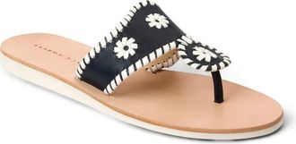 Jack Rogers Boating Jacks Sandal in Navy/White at Nordstrom, Size 8.5