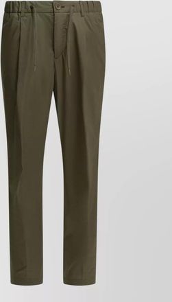 Herno cotton shorts belt loops back pocket