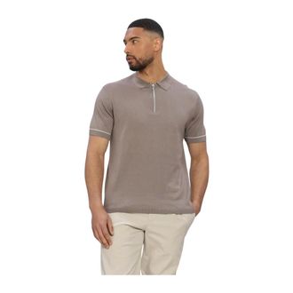 Stefano Lauran Tops, Heren, Grijs, 2Xl, Katoen, Polo Bastian