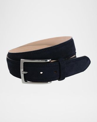 Trafalgar Store Mens Armando Suede Belt, 35mm