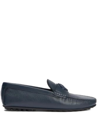 Roberto Cavalli Leren loafers - Blauw