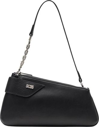 GCDS Comma Notte Small Bag - Dames - Schoudertassen - Zwart - ONE Size - Leer - Tassen