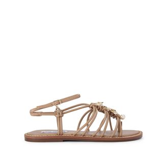 Steve Madden Womens La Charmer Tan Sandals Fabric - Size UK 5